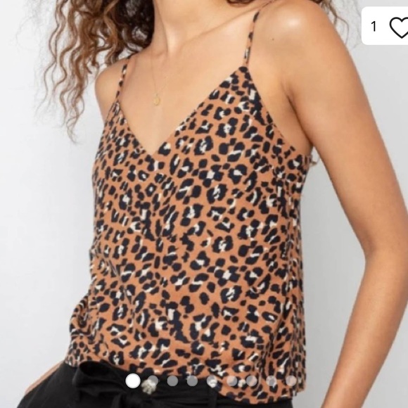 Rails Tops - NEW RAILS PAOLA GOLDEN LEOPARD TANK XS